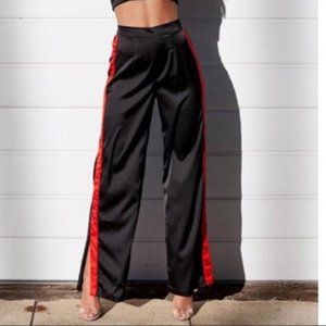 I.AM.GIA Maxwell Satin Track Pants Red Stripe